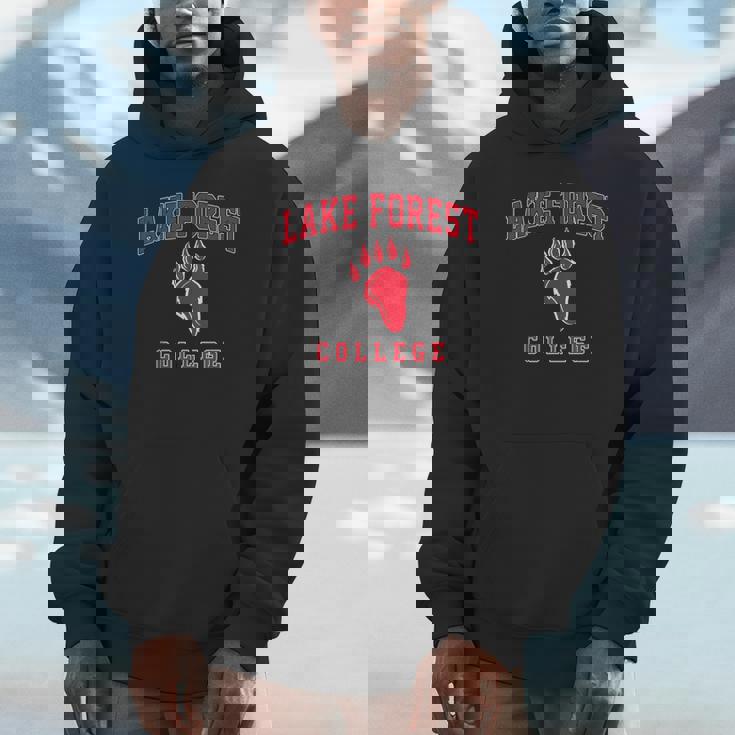 Lake Forest College Athletics Arch Retro Vintage Unisex Hoodie