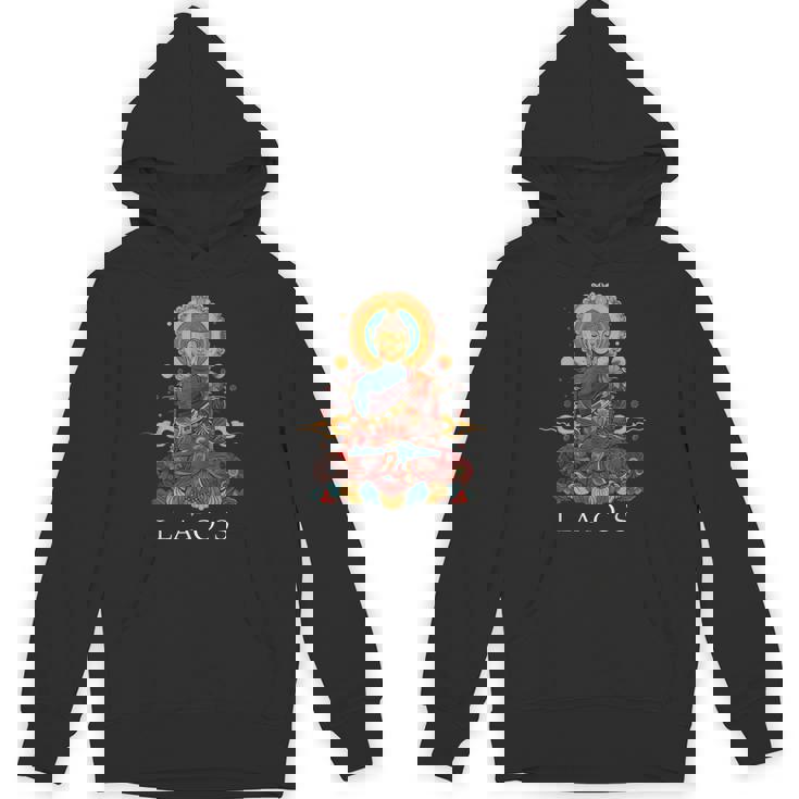Laos Buddha Vintage Buddhist Souvenir Unisex Hoodie