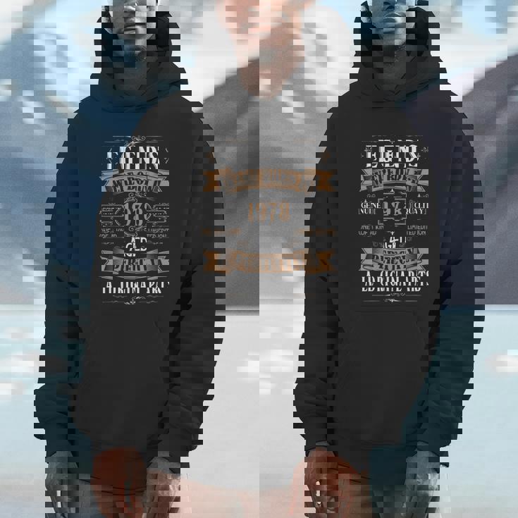 Legends Born In 1978 46Th Birthday 46 Years Old Bday Men Unisex Hoodie