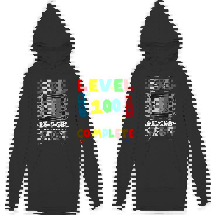 Level 100 Days Of School Complete Video Game Lover Gamer Boy Unisex Hoodie
