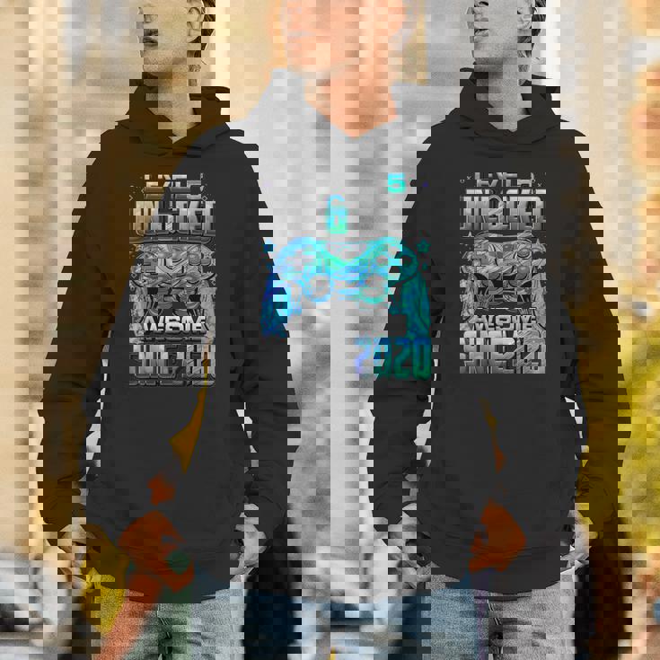 Level 5 Unlocked Awesome Since 2020 5Th Birthday Gaming Unisex Hoodie