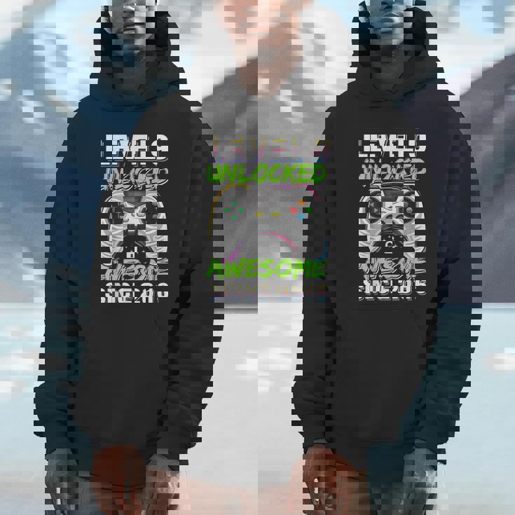 Level 9 Unlocked Awesome Since 2016 9Th Birthday Gaming Boys Unisex Hoodie