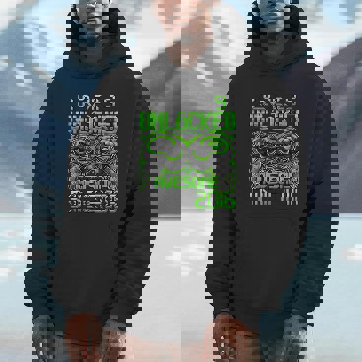 Level 9 Unlocked 9 Year Old For Boys 9Th Birthday Boy Unisex Hoodie