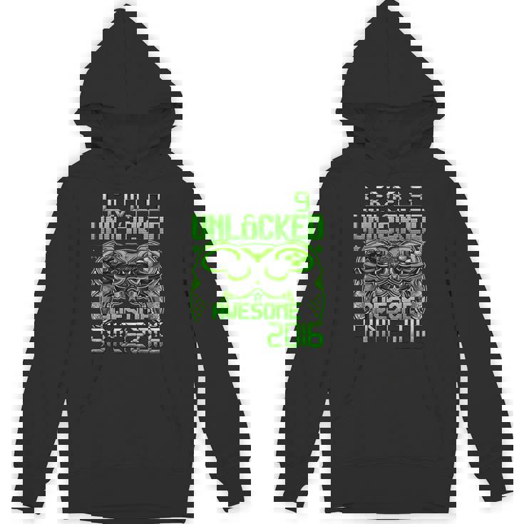 Level 9 Unlocked 9 Year Old For Boys 9Th Birthday Boy Unisex Hoodie