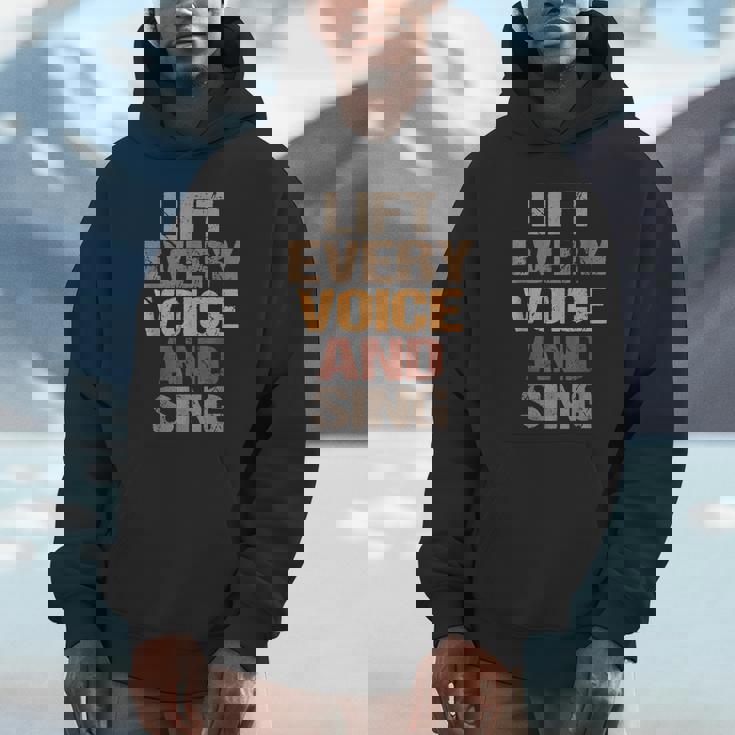 Lift Every Voice And Sing Junenth Black History Month Unisex Hoodie