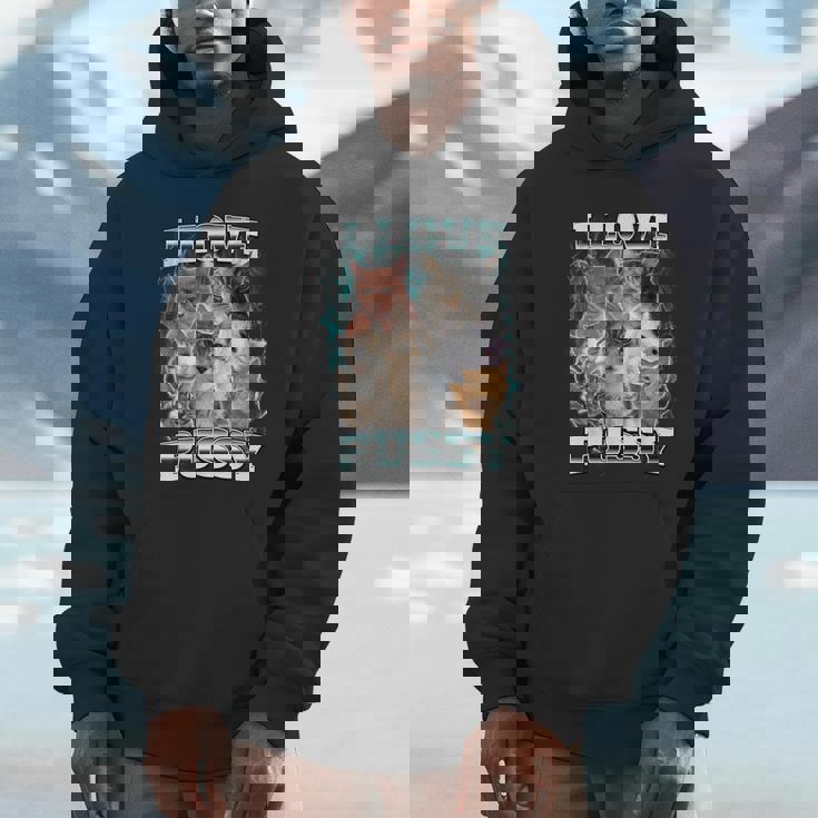 I Love Pussy Cat Unisex Hoodie