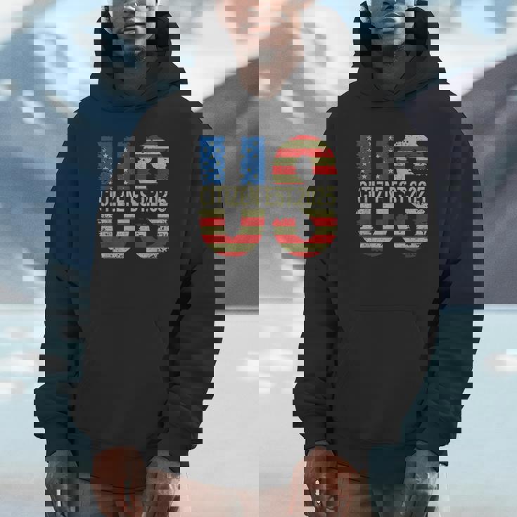 New Us Citizen Est 2025 American Immigrant Citizenship Unisex Hoodie