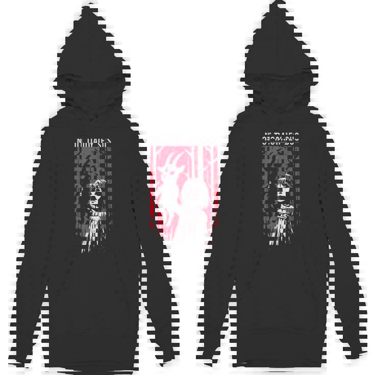 Not Today Jesus Satanic Goth Black Goat Demon 666 Alt Gothic Unisex Hoodie