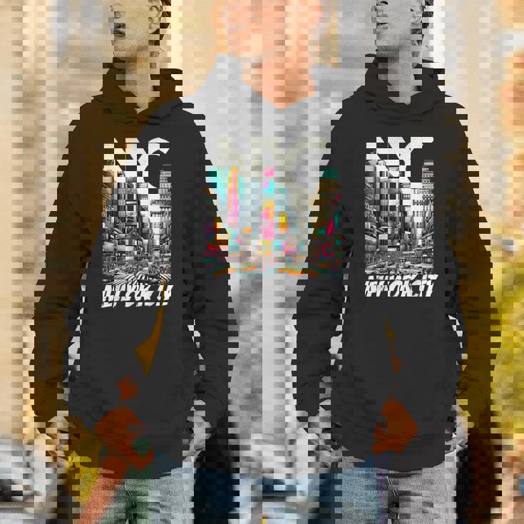 Nyc Skylines New York City That Never Sleeps Unisex Hoodie