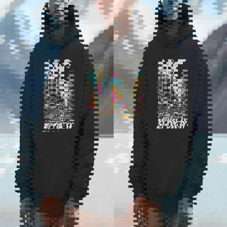 Nyc Skylines New York City That Never Sleeps Unisex Hoodie