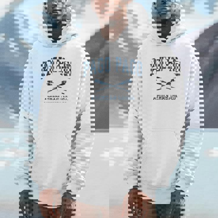 Pago Pago American Samoa Vintage Nautical Paddles Sports Oar Unisex Hoodie