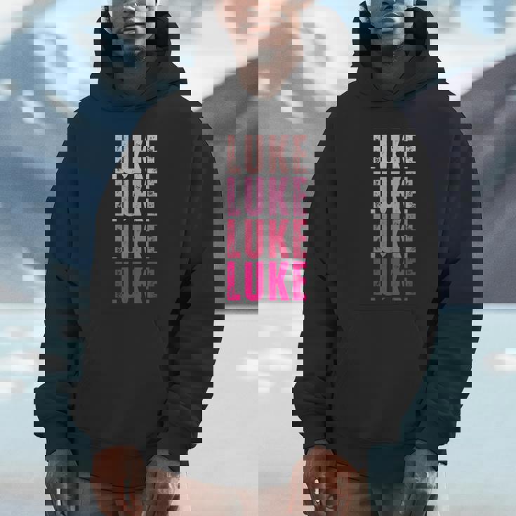 Personalized Name Luke I Love Luke Vintage Unisex Hoodie