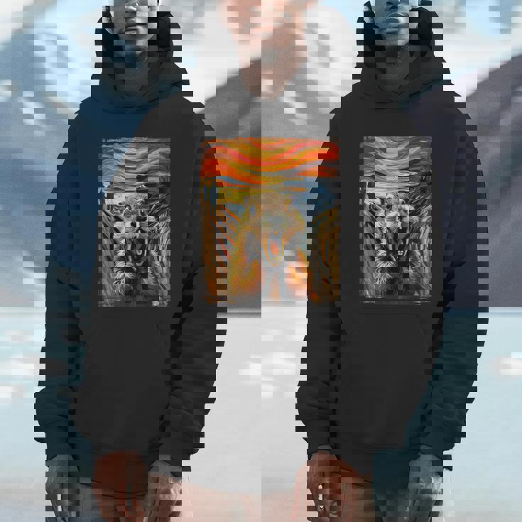 Scream Groundhog Artistic Groundhog Day Unisex Hoodie
