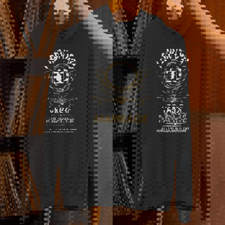 I Survived 50 Years Marriage 50Th Wedding Anniversary Unisex Hoodie