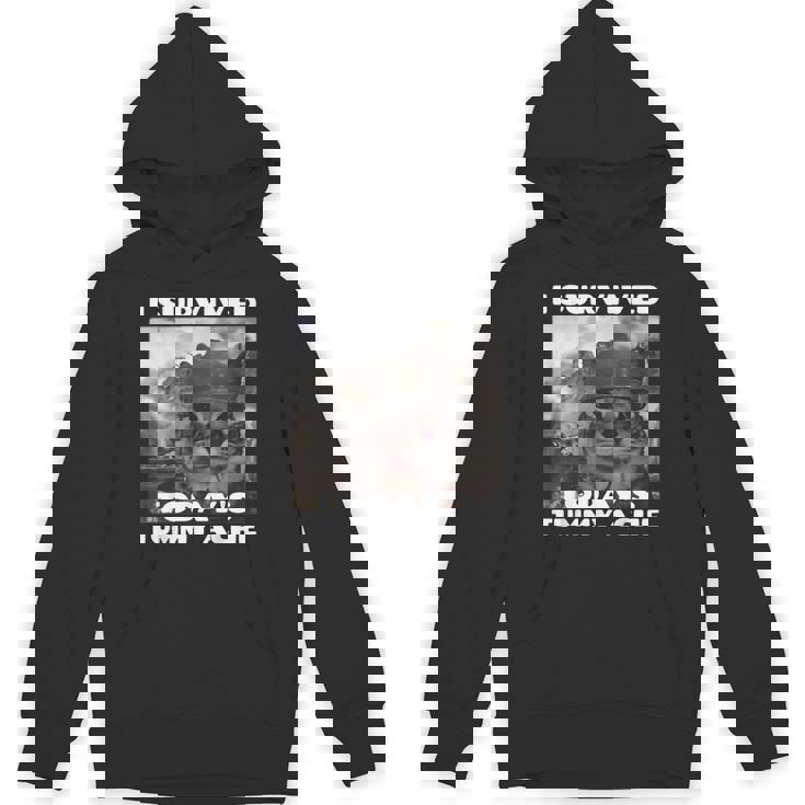I Survived Today's Tummy Ache Meme Tummy Ache Survivor Ibs Unisex Hoodie