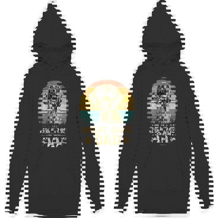 Vintage Great Dane Dad Dog Lovers Father's Day Unisex Hoodie