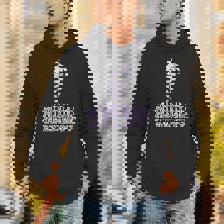Vintage Niagara Rugby With Rugby Player Unisex Hoodie