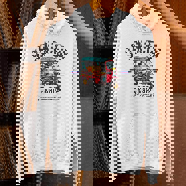 Vintage Tuk-Tuk Siem Reap Cambodia Asia Tuk-Tuk Lover Unisex Hoodie