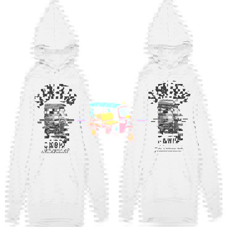 Vintage Tuk-Tuk Siem Reap Cambodia Asia Tuk-Tuk Lover Unisex Hoodie