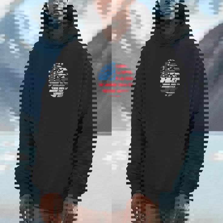Vintage Usa American Flag Basketball Patriotic 4Th July Unisex Hoodie