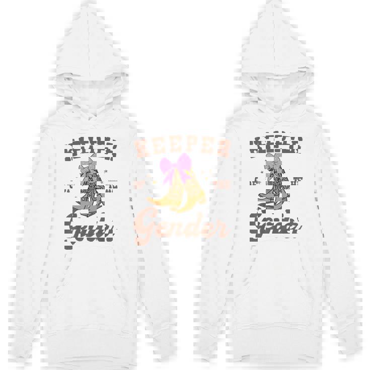 Western Keeper Of The Gender Baby Announcement Gender Reveal Unisex Hoodie