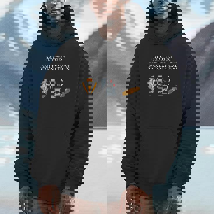 My Other Working Tools Masonic Cigar Smoking Mason Fun Gear Unisex Hoodie