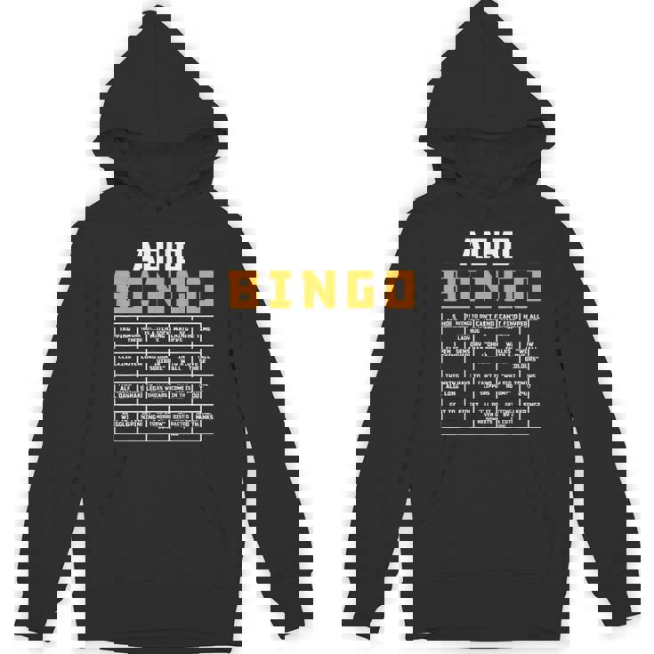 World Mental Health Awareness Day Adhd Bingo Unisex Hoodie