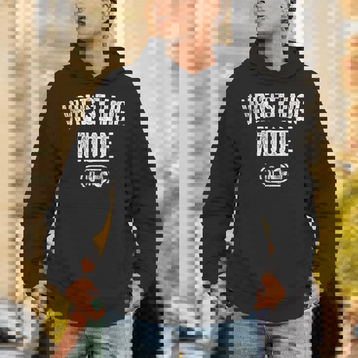 Wrestling Mode On Wrestler Grappler Coach Trainer Unisex Hoodie