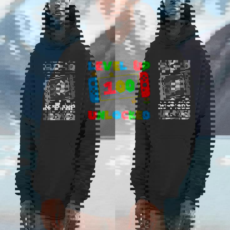 100 Days Of School Level Up 100 Days Of School Unlocked Unisex Hoodie