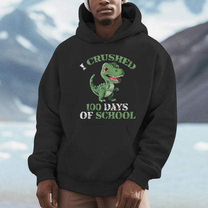 100 Days Of School Tyrannosaurus 100Th Day Of School Unisex Hoodie