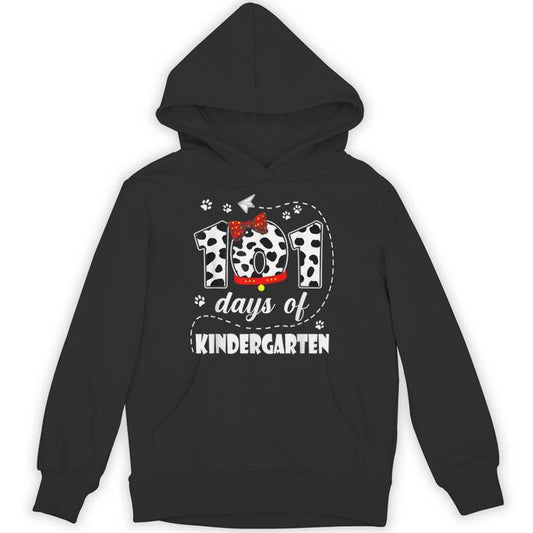 101 Days Kindergarten Dog 100 Days School 100Th Day Students Unisex Hoodie
