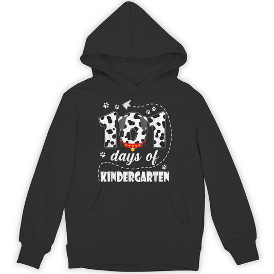 101 Days Kindergarten School 100 Days Dog 100Th Day Students Unisex Hoodie