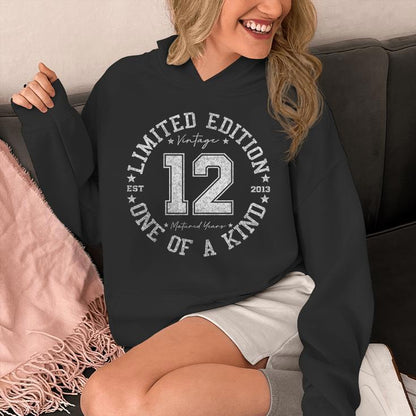 12 Year Old Vintage 2013 Limited Edition 12Th Birthday Unisex Hoodie