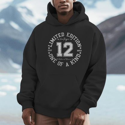 12 Year Old Vintage 2013 Limited Edition 12Th Birthday Unisex Hoodie