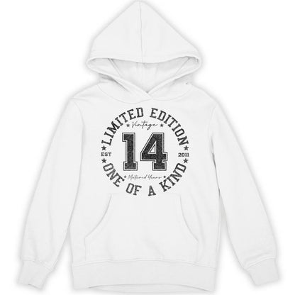 14 Year Old Vintage 2011 Limited Edition 14Th Birthday Unisex Hoodie