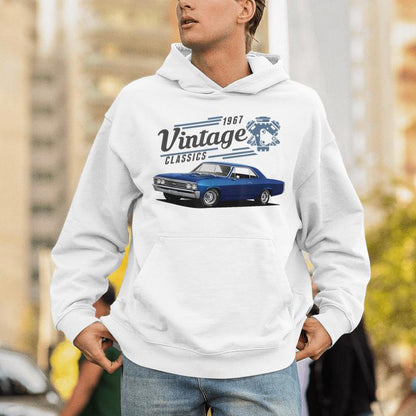 1967 67 Chevelle Ss Trending Chevys Vintage Muscle Car Unisex Hoodie