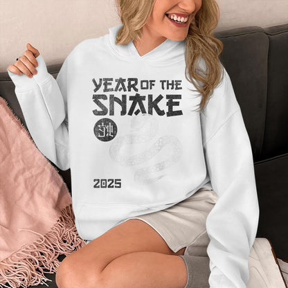 2025 Snake Year Chinese Zodiac Chinese New Year Retro Unisex Hoodie