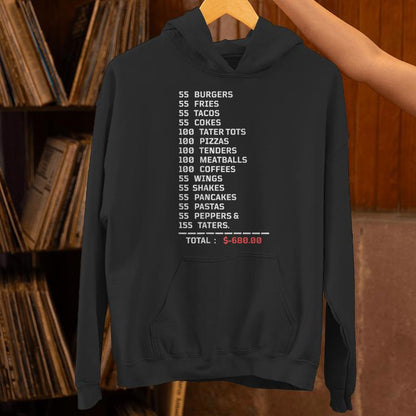 55 Burgers 55 Fries I Think You Should Leave Unisex Hoodie