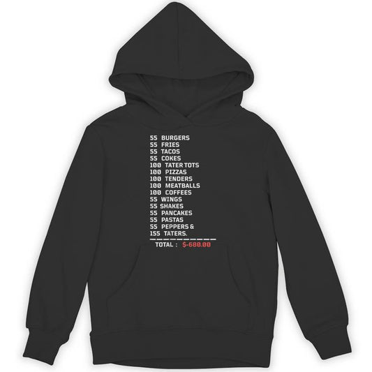 55 Burgers 55 Fries I Think You Should Leave Unisex Hoodie