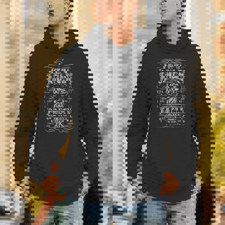 60 Years Old Made In January 1965 Vintage 60Th Birthday Men Unisex Hoodie