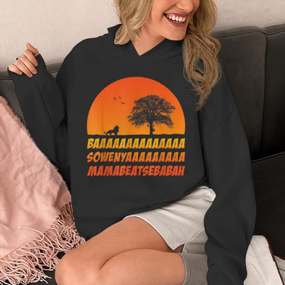 African Lion Baaa Sowenyaaa Unisex Hoodie