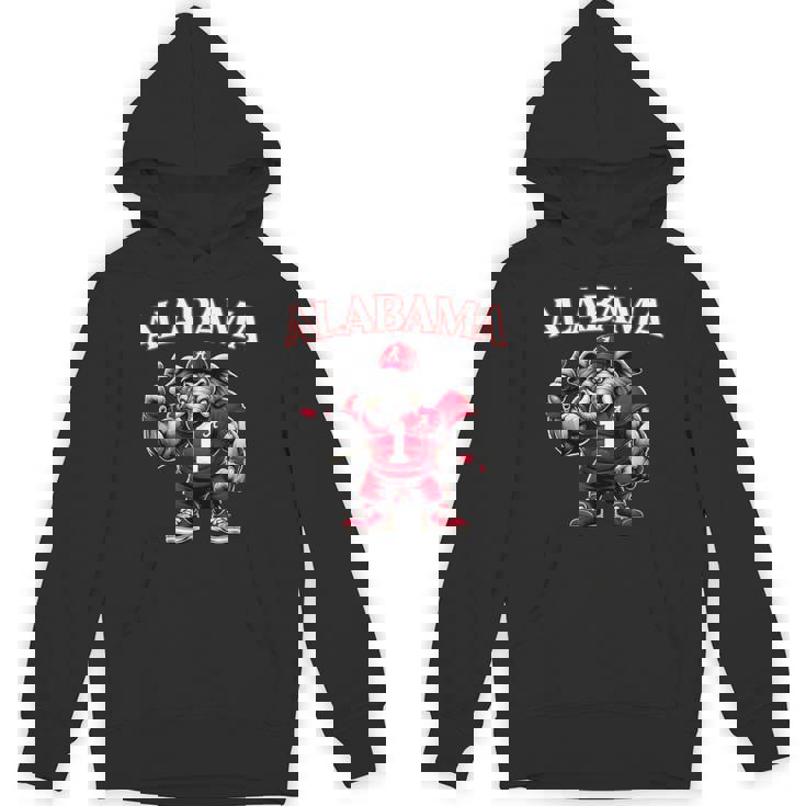 Alabama Al Vintage Sports Love Elephant Animal Kid Unisex Hoodie