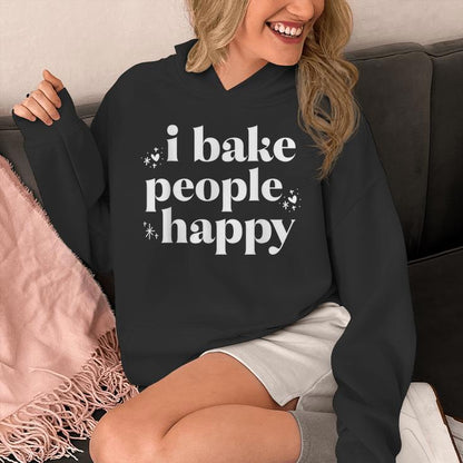I Bake People Happy Cupcake &amp; Cookie Baking Crew Love Bakers Unisex Hoodie