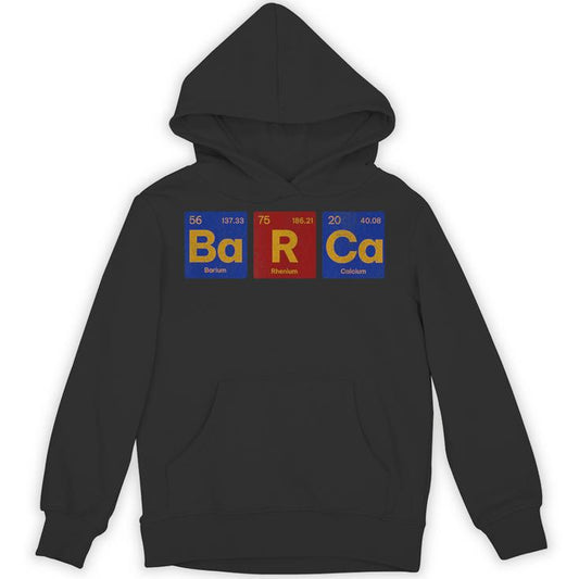 Barcelona Barca Periodic Perdion System Chemie Unisex Hoodie