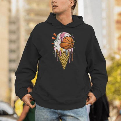 Basketball Ice Cream Basketball Unisex Hoodie