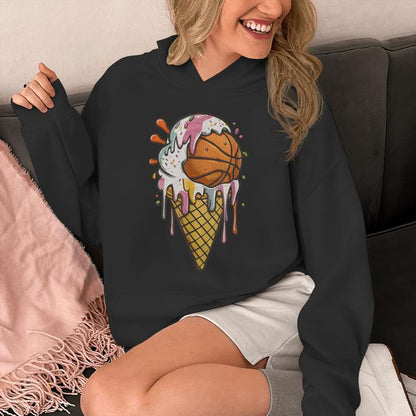 Basketball Ice Cream Basketball Unisex Hoodie