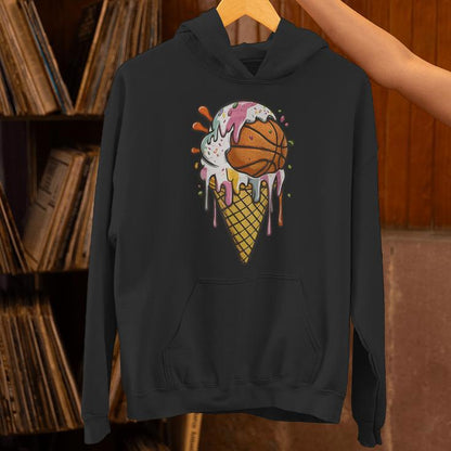 Basketball Ice Cream Basketball Unisex Hoodie