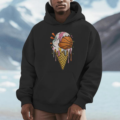 Basketball Ice Cream Basketball Unisex Hoodie
