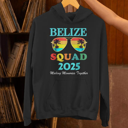 Belize 2025 Tropical Beach Vacation Matching Unisex Hoodie