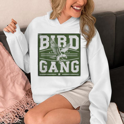 Bird Gang Eagles Flying Unisex Hoodie